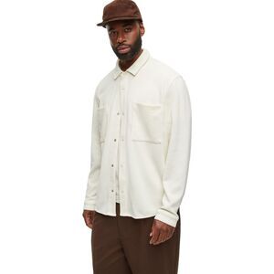 Mode Of One Mens Knit Snap-Front Button Up Shirt, NWT